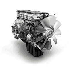 PowerChoice Engine for Detroit Diesel DD13 12.8L GHG17, Built to ESN Specification with Jake Brakes