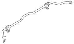 Suspension Stabilizer Bar - Rear (GT Feature Car)