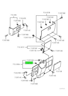 CLIP,INSTRUMENT PANEL UNDER TRIM 6