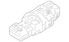 Fuel Tank Aft Of Axle Chassis Cab - 6.7L