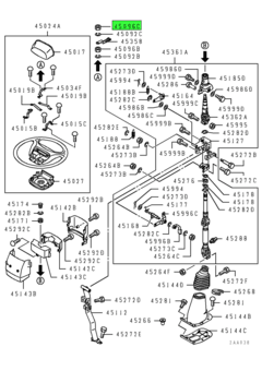 NUT,STEERING WHEEL 1