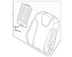 Seat Back Cushion Heating Element - Left, Front