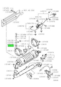 INSULATOR,EXHAUST TAIL PIPE 1