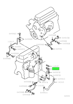 TUBE,T/C OIL RETURN 1