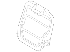 Seat Back Frame Retaining - Left, Rear