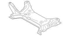Nut Suspension crossmember - Front