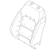 Seat Back Cushion Pad - Front