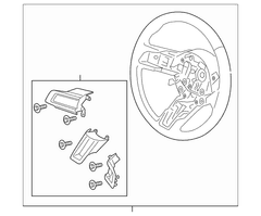 Steering Wheel - Front (6-MT)