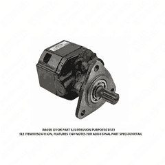 Exchange Fuel Pump Assembly with Rear Mount Inlet/Outlet Port