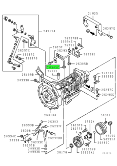 TUBE,A/T OIL COOLER FEED 1