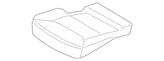 Seat Cover Cushion - Left, Rear