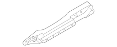 Exterior Door Handle Base Reinforcement - Right, Front