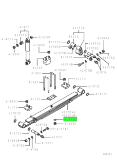 WASHER,RR SUSP SPRING 1