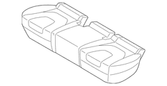 Seat Cover Cushion - Rear