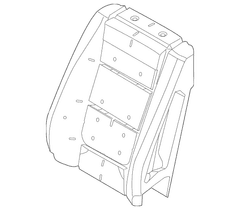 Seat Back Cushion Pad - Front