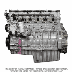 Long Block Engine DD15 14.8L EPA07 with Rear Sump