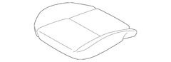 Seat Cover Cushion - Front, Passenger