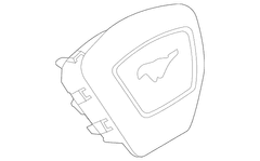 Air Bag Module Steering Wheel <br>The inflator mounted to The Bags -