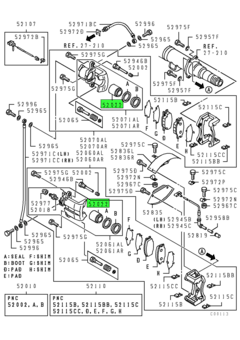 PISTON,FR BRAKE CALIPER 2