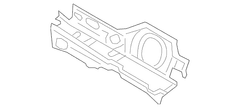 Engine Compartment Insulation Dash Panel Insulator - Front