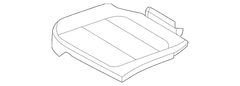 Seat Cushion Foam Pad - Rear