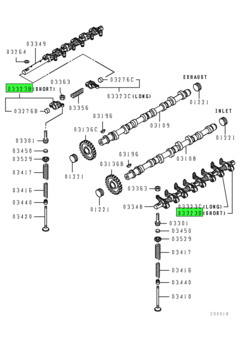 ROCKER ARM,INLET & EXHAUST VALVE 1