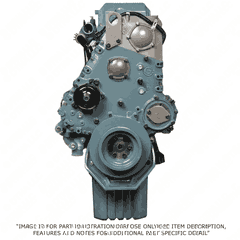 3/4 Engine Series 60 12.7L EPA-02 6067MK6E DDEC-4 with Flat Brake