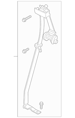 Seat Belt Lap and Shoulder - Right, Rear