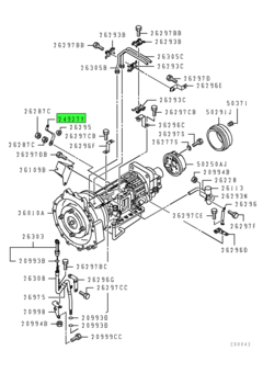 LEVER,A/T SHIFT LINK 1