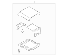 Console Lid Armrest - Center