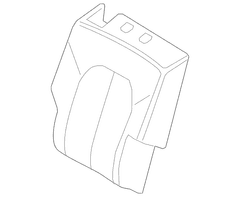 Cover Seat Back Cushion <br>A used to replace the original equipment of a vehicles