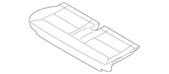Seat Back Cushion Cover - Rear