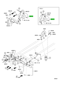 TUBE,P/S OIL RETURN 1