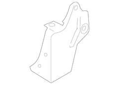 Seat Cushion Support Frame Bracket - Left, Rear