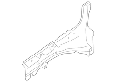 Frame Side Member Sidemember - Right, Front