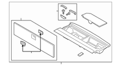 Floor Storage Compartment <br>A located in the of vehicle