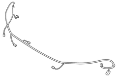 Parking Aid System Wiring Harness Distance Sensor Wire - Front 3.0L