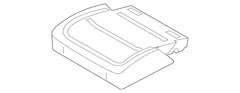 Seat Cushion Foam Pad - Left, Rear