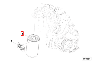 3937736 Cummins | Lubricating Oil Filter Cartridge | Source One Parts ...