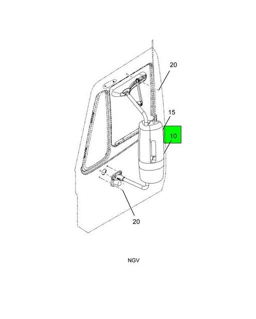 3561562C1  International Ambient Air Temperature Sensor- Mirror Mounted