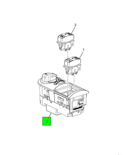 4086868C2 Navistar International CONTROLHOUSING SWITCH LIGHT