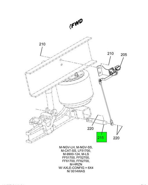 4035618C1 Navistar International | Lower HCV Bracket Support