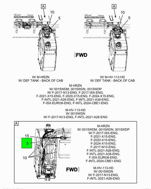 4065371C93 | Genuine Navistar International® HARNESS JUMPER DEF TANK