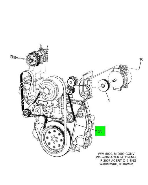 3621196C1 Navistar International | BELT FAN 6 PACKAGE 2375 X