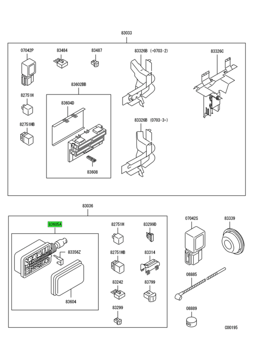 MK421716 Mitsubishi FUSO | Chassis Harness High Current Fuse