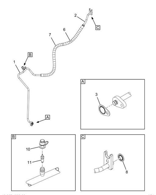 4102510C94 Navistar International | HOSE A/C ASSY COND TO
