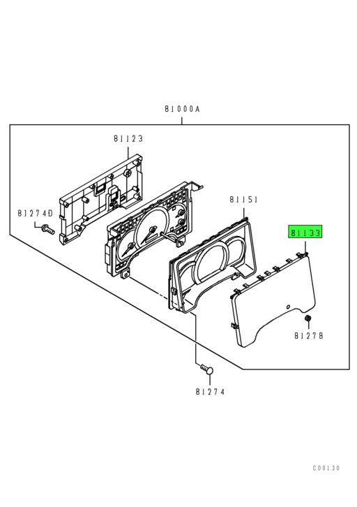 MK420216 Mitsubishi FUSO | Combination Meter Glass | Source MK420216 Mitsubishi FUSO | Combination Meter Glass | Source