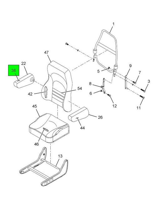レビュー高評価のおせち贈り物 2606838C1 Navistar HAND RIGHT ARMREST COVER | International その他