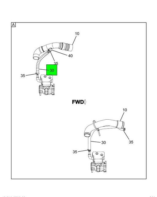 4164330C1 Navistar International | HOSE AIR COMPRESSOR 1 ID