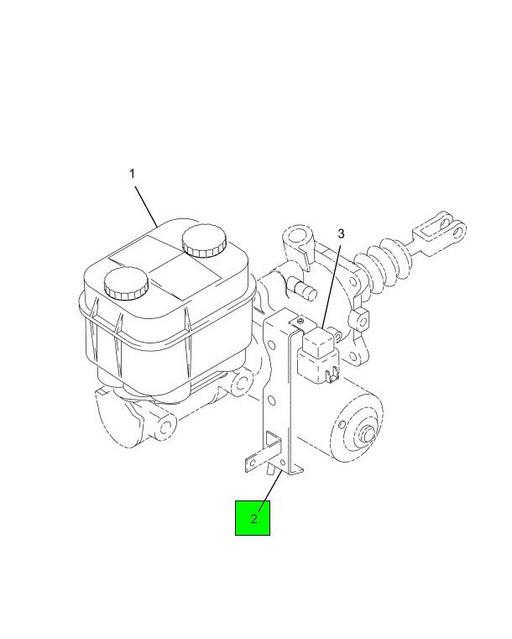 1675761C2 Navistar International | BRACKET BRAKE HOSE